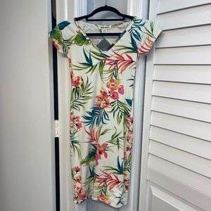 BillaBong Floral Tight Dress